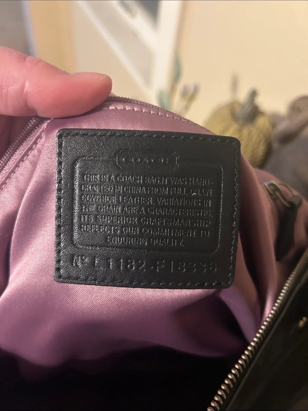 Coach Laura Black Leather Tote